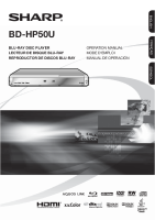 Sharp BD-HP50U-Owners-Manual